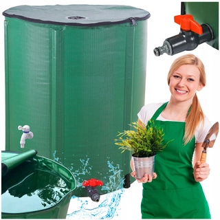 Nádrž na dažďovú vodu - Nádrž na dažďovú vodu 200 l 70 x 60 cm zelená